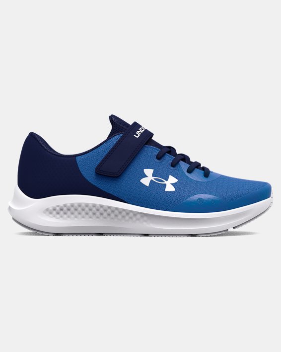 Boys' Pre-School UA Pursuit 3 AC Running Shoes, Blue, pdpMainDesktop image number 0